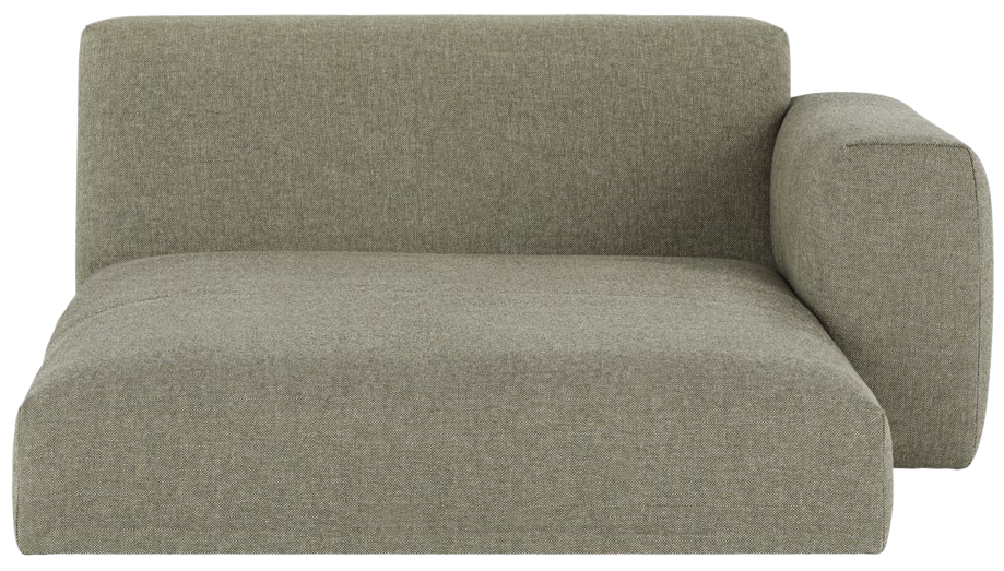In Situ Sofa / Lounge-Modul mit rechter Armlehne (I98) in Olivgrün präsentiert im Onlineshop von KAQTU Design AG. Modulares Sofa ist von Muuto