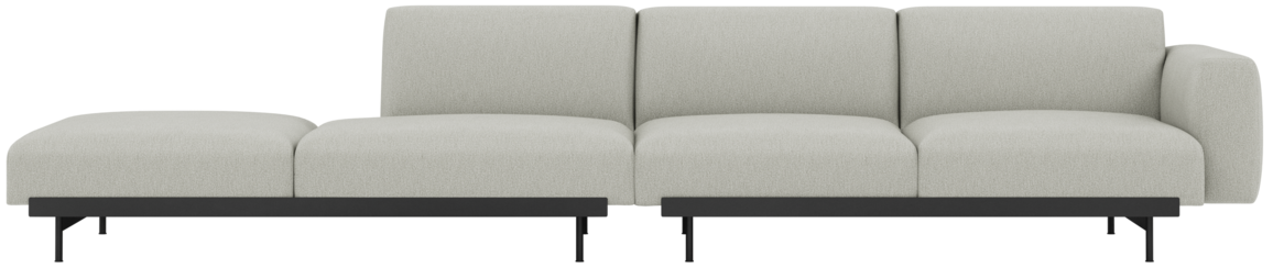 In Situ 4er Sofa offen in Combo 2: Clay 12 präsentiert im Onlineshop von KAQTU Design AG. 4er Sofa ist von Muuto