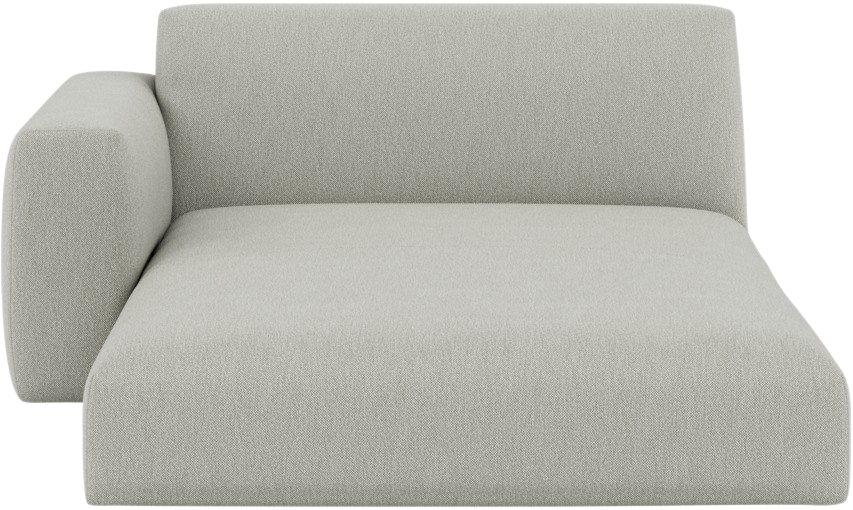 In Situ Sofa / Lounge-Modul mit linker Armlehne (H98) in Grau präsentiert im Onlineshop von KAQTU Design AG. Modulares Sofa ist von Muuto