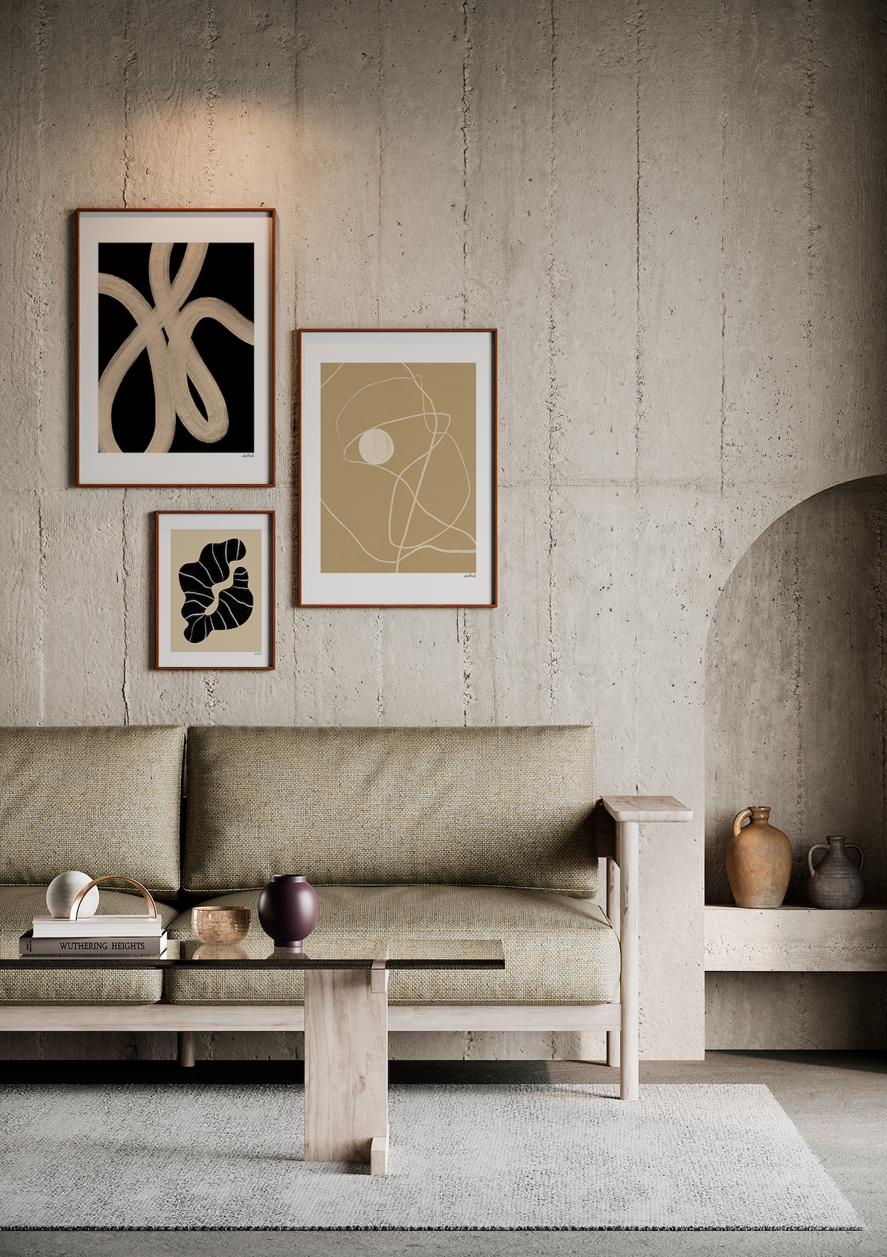 Little Pearl  in Beige / Sand / Weiss präsentiert im Onlineshop von KAQTU Design AG. Bild ist von Paper Collective