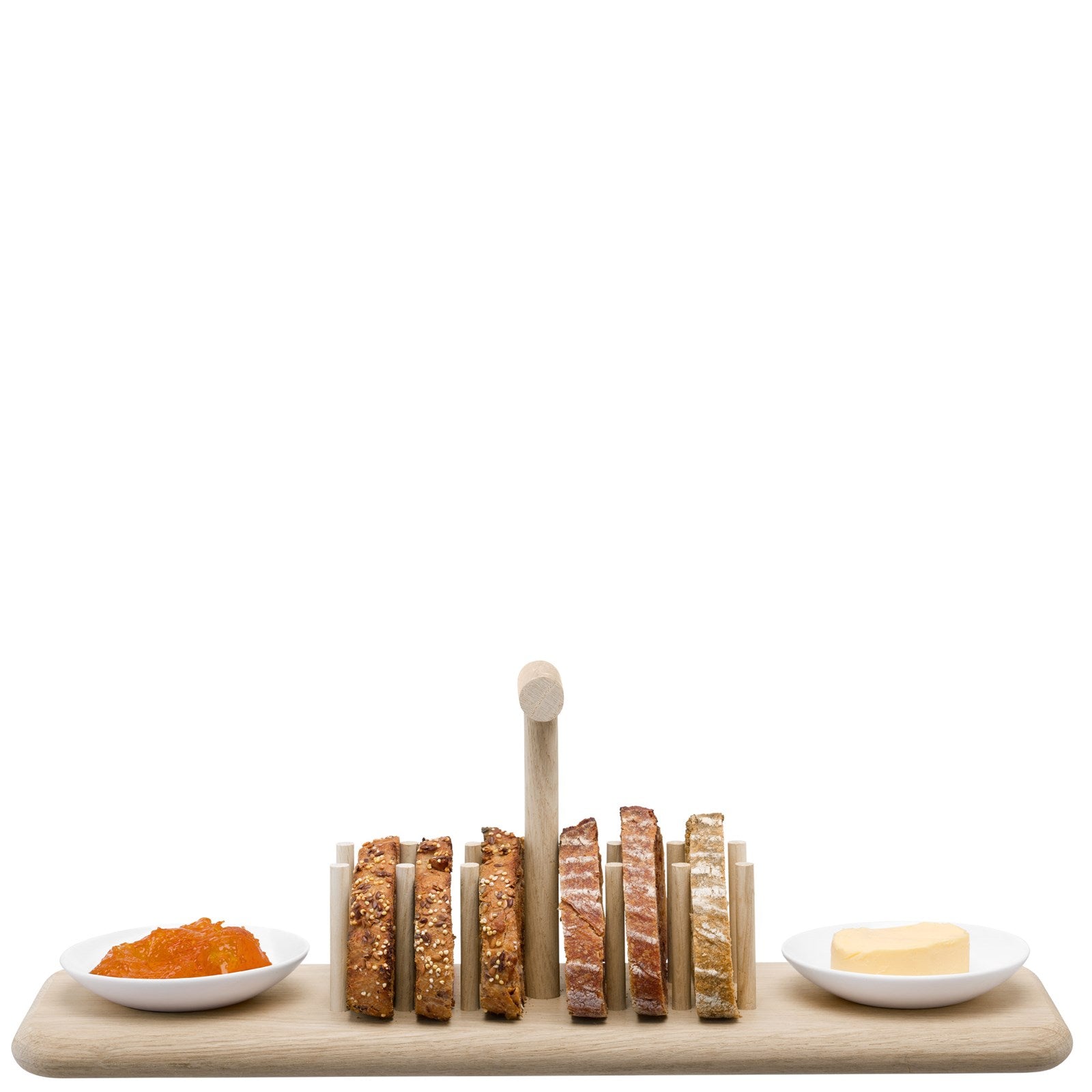 Dine Toast Ständer Eiche L42cm B13.5cm in Eiche präsentiert im Onlineshop von KAQTU Design AG. Küchenhelfer ist von LSA