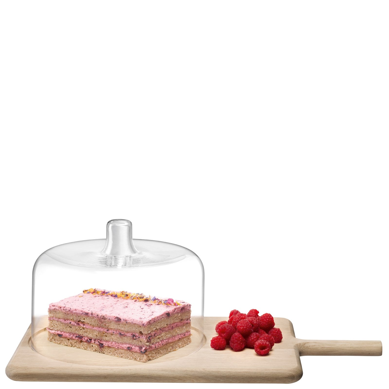 Dine Käse Dome  Brett Eiche H18.5cm L50cm B27.5cm in Eiche präsentiert im Onlineshop von KAQTU Design AG. Platte ist von LSA