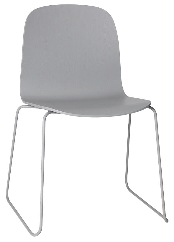 Visu Stuhl in Grau präsentiert im Onlineshop von KAQTU Design AG. Stuhl ist von Muuto