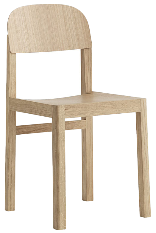 Workshop Stuhl in Eiche präsentiert im Onlineshop von KAQTU Design AG. Stuhl ist von Muuto