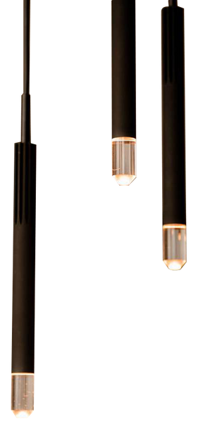 LED-Pendelleuchte Candle LH3 in schwarz präsentiert im Onlineshop von KAQTU Design AG. Pendelleuchte ist von Beisik Products