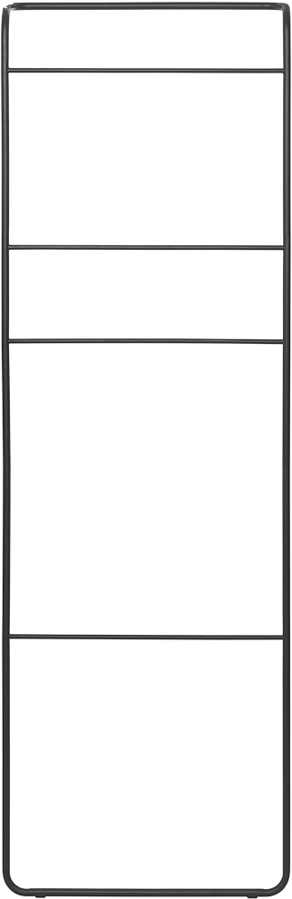 Handtuchleiter MODO in black präsentiert im Onlineshop von KAQTU Design AG. Kleiderständer ist von e + h Services AG