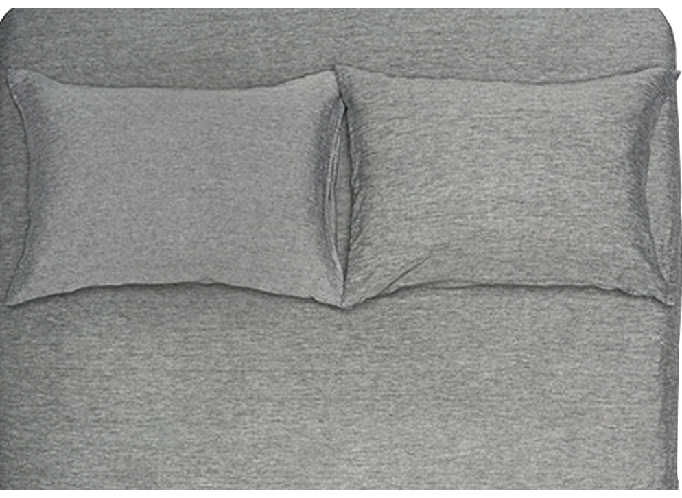 Kissenbezug Melange in Grau präsentiert im Onlineshop von KAQTU Design AG. Kissenbezug ist von ZigZagZurich
